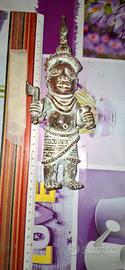 antica statua africana in bronzo