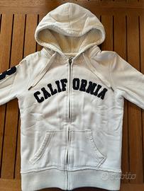 Felpa bianca invernale