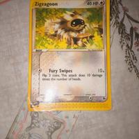 Pokémon carta zigzagoon vecchia
