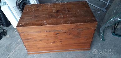 vecchio baule da resturare