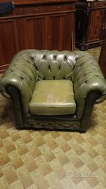 poltrona Chesterfield vintage