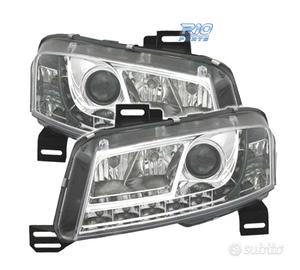 FARI FIAT STILO 01-08 LUCE DIURNA FONDO CROMATO