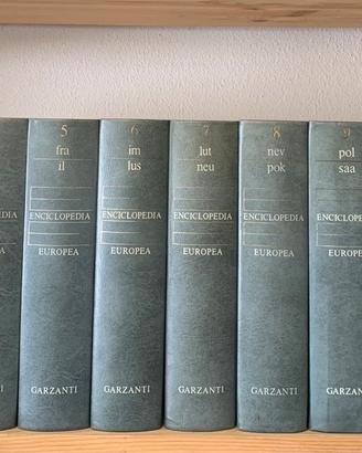 Enciclopedia Europea Garzanti 1976