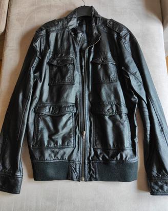Giubbotto uomo vintage - VERA PELLE - perfetto -