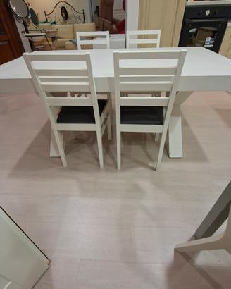 Tavolo bianco 180x100 allungabile a 280