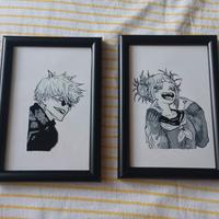 Quadretti ornamentali manga