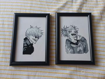 Quadretti ornamentali manga