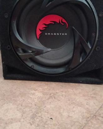 Dragster DER 210.A  subwoofer attivo per auto