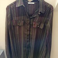 Camicia verde/bordeaux 