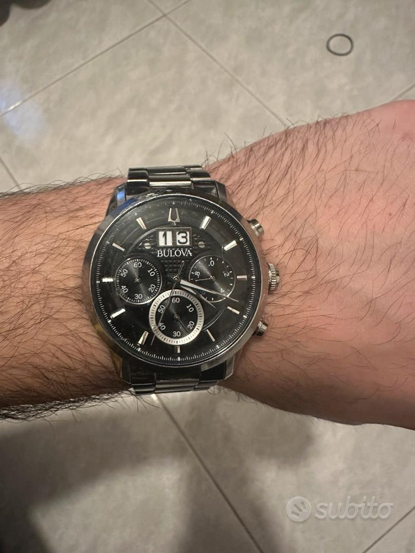 Bulova Orologio Analogico Quarzo Uomo Con Cinturino In Acciaio Inox 96b319 | Brand Vision