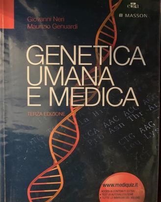 GENETICA UMANA E MEDICA