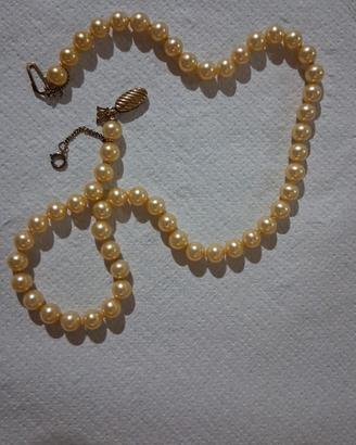 collana Perle di Majorca e argento 
