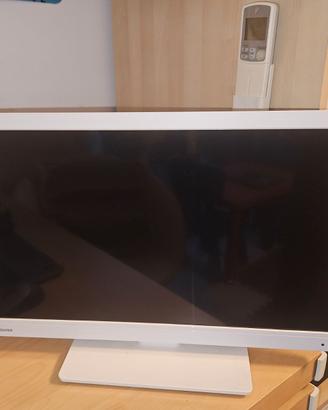 TV bianca 24" + chromecast esterno