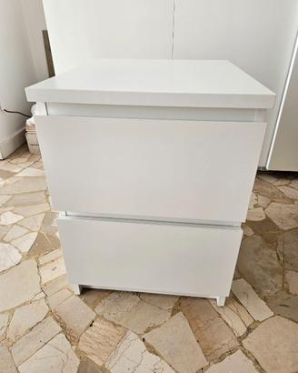 Guardaroba Bianco Ikea PAX/HASVIK e 2 comodini MA