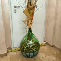 Vaso damigiana con fiori +diffusore e 2aromi. 