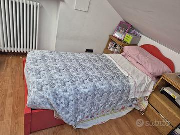 Letto singolo con contenitore