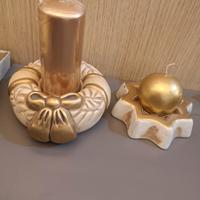 2x Portacandele+candela THUN