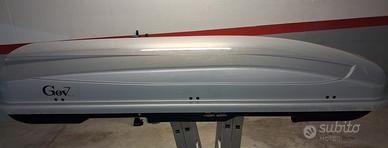 BAULE BOX PORTAPACCHI AUTO GEV EASY 480LT grigio