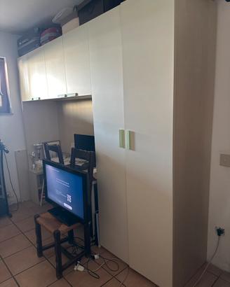 Armadio grande con pensili – 270 cm
