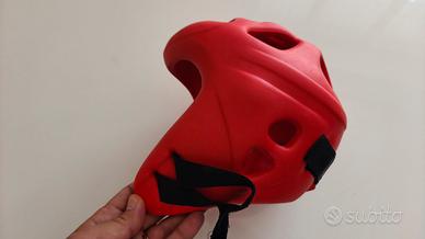 Casco Kickboxing SAP X-Fighter WAKO Taglia M-Rosso