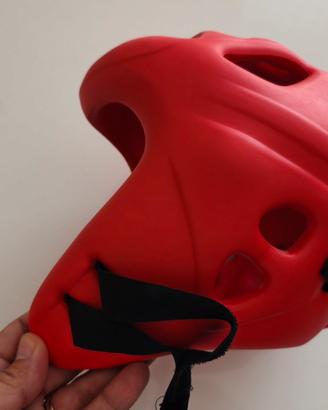 Casco Kickboxing SAP X-Fighter WAKO Taglia M-Rosso