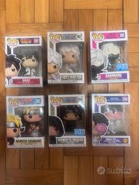 Lotto Funko Pop One Piece, Naruto, Fairy Tail ecc