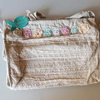 Borsa a spalla Antica Sartoria in tessuto