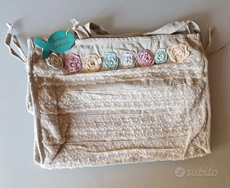 Borsa a spalla Antica Sartoria in tessuto