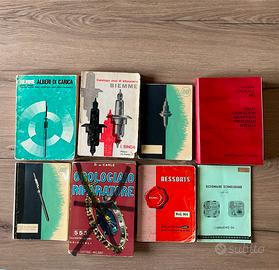 Lotto 7 Libri Tecnici Orologeria Vintage
