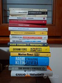 Lotto 16 libri (politica italiana, economia)