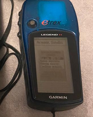 Navigatore garmin e-trek