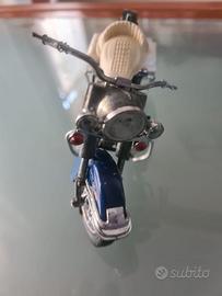 Modellino Moto Harley-Davidson Electra Glide Blu