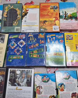 VHS Originali di cartoni animati famosi