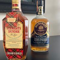 Coppia Scotch Whisky Buchanan’s e Stewarts Dundee