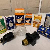 LOTTO VECCHIE LAMPADINE LAMPADE VINTAGE