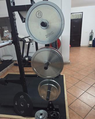 Dischi/pesi olimpionici calibrati palestra powerli