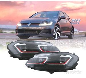 FARI VOLKSWAGEN VW GOLF 7.5 17-19 LED DINAMICI LOO