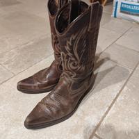 stivali in vera pelle texani uomo