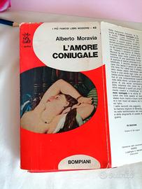 libro Alberto Moravia L'amore coniugale Bompiani 