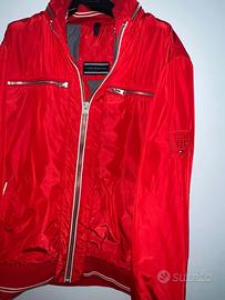 Giubbotto Tommy Hilfiger Bomber Rosso Uomo Taglia