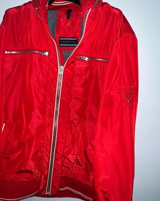 Giubbotto Tommy Hilfiger Bomber Rosso Uomo Taglia