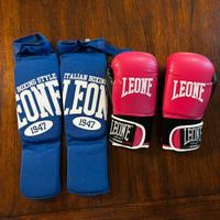 GUANTI 6 oz + PARATIBIE XS LEONE
