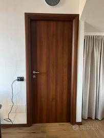 Porta battente color legno 80x210