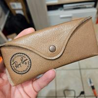 Custodia Occhiali Rayban Vintage Marrone