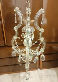 lampadario STILE MARIA TERESA epoca '50 cristallo