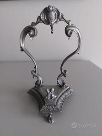 Stand porta orologio in peltro