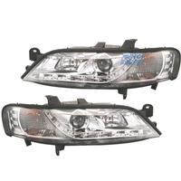 FARI OPEL VECTRA B 99-02 LUCE DIURNA LED FONDO CRO