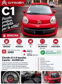 Citroën C1 1.0 Benzina – 5 porte