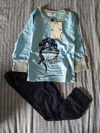 Pigiama Bimbo "Pirate Dog" - Nuovo con Cartellino