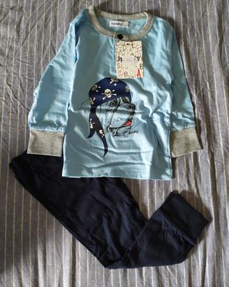 Pigiama Bimbo "Pirate Dog" - Nuovo con Cartellino